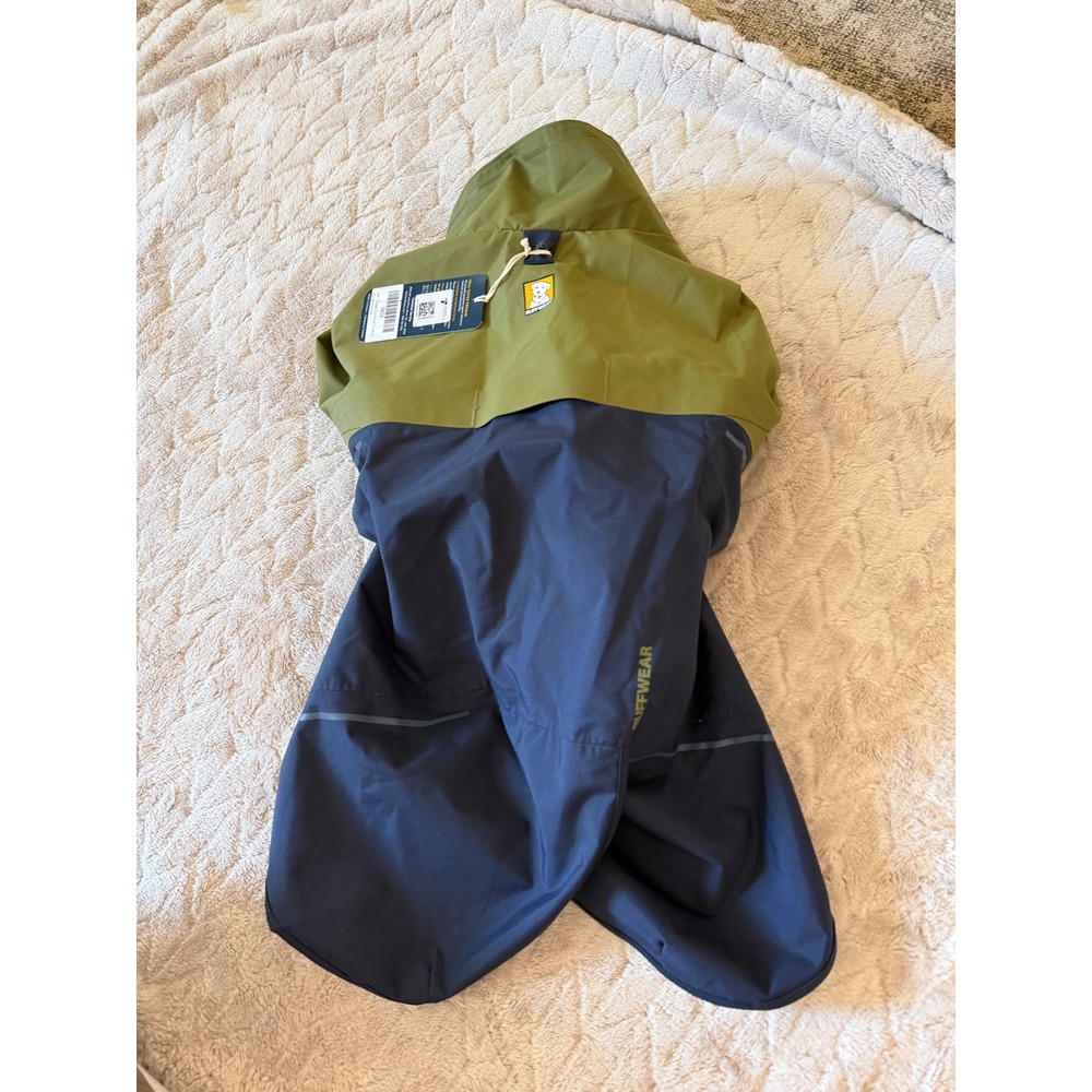 Ruffwear Sun Shower Dog Rain Jacket Waterproof Midnight Blue Small S NEW
